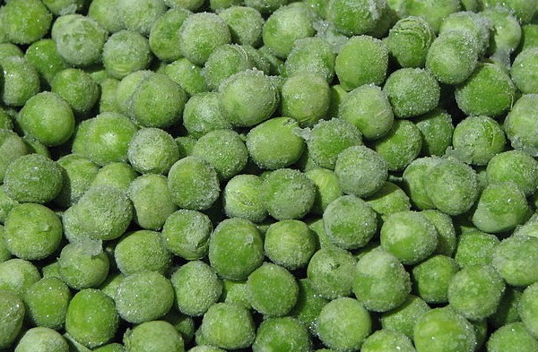 frozen peas