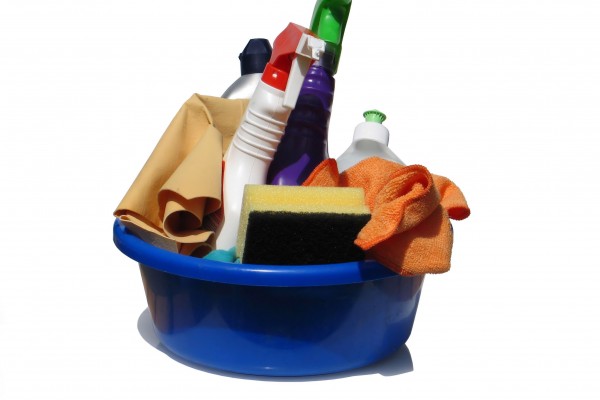 cleaning up