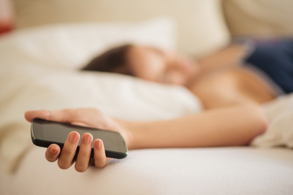 phone bed sleep insomnia